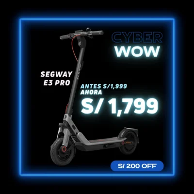 Scooter eléctrico Segway Ninebot E3 Pro