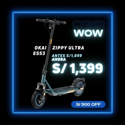 Scooter eléctrico Okai ES53 Zippy Ultra